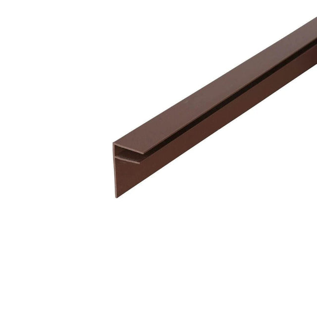 Corortherm Brown Polycarbonate Sheet Side Flashing - Trusted Building Supplies