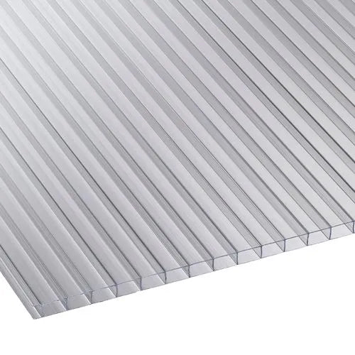 Corotherm 10mm Clear Twinwall Polycarbonate Roofing Sheet - Trusted Building Supplies
