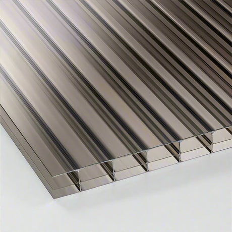 Corotherm 16mm Bronze Triplewall Polycarbonate Roofing Sheet - Trusted Building Supplies