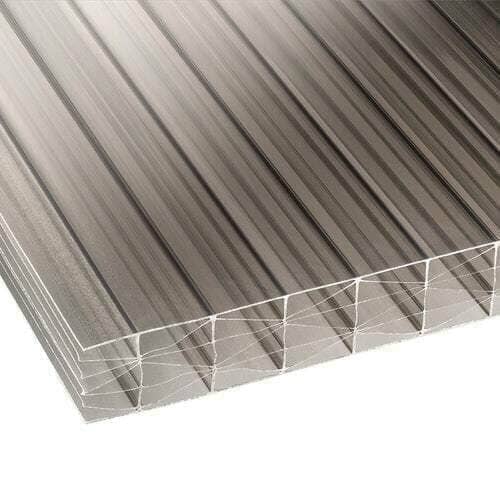 Corotherm 25mm Bronze Multiwall Polycarbonate Roofing Sheet - Trusted Building Supplies