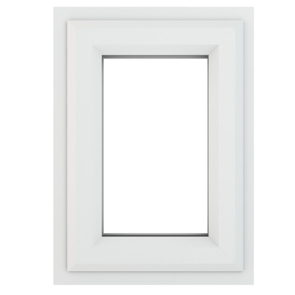 Crystal uPVC White Top Opener Clear Double Glazed Window - Trusted Building Supplies