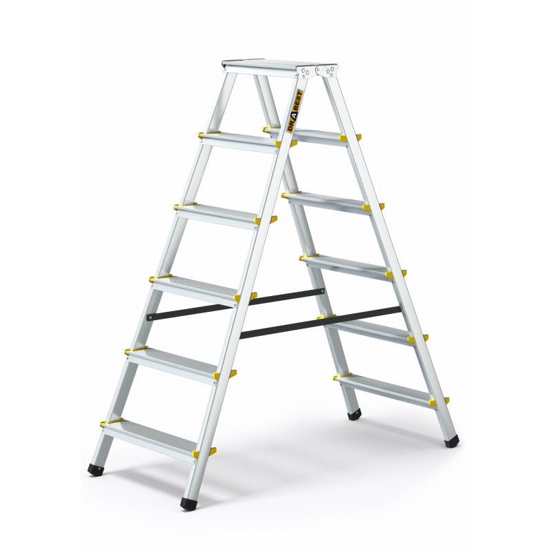 Drabest Aluminium Professional Double - Sided Access Ladder 150kg - Trusted Building Supplies