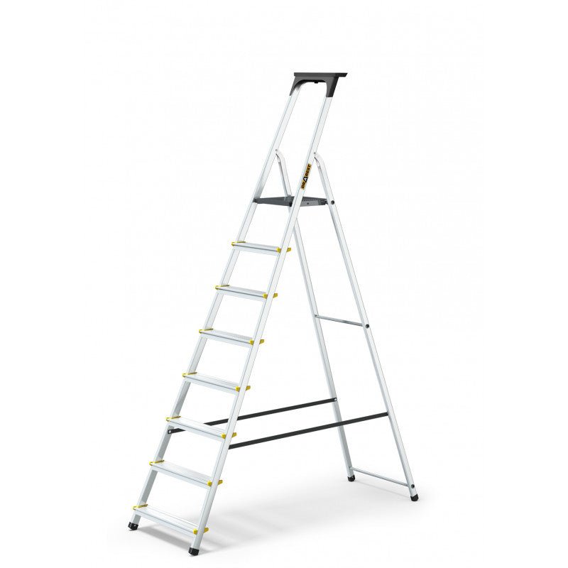 Drabest Aluminium Professional Ladder 150kg With Tool Shelf - Trusted Building Supplies