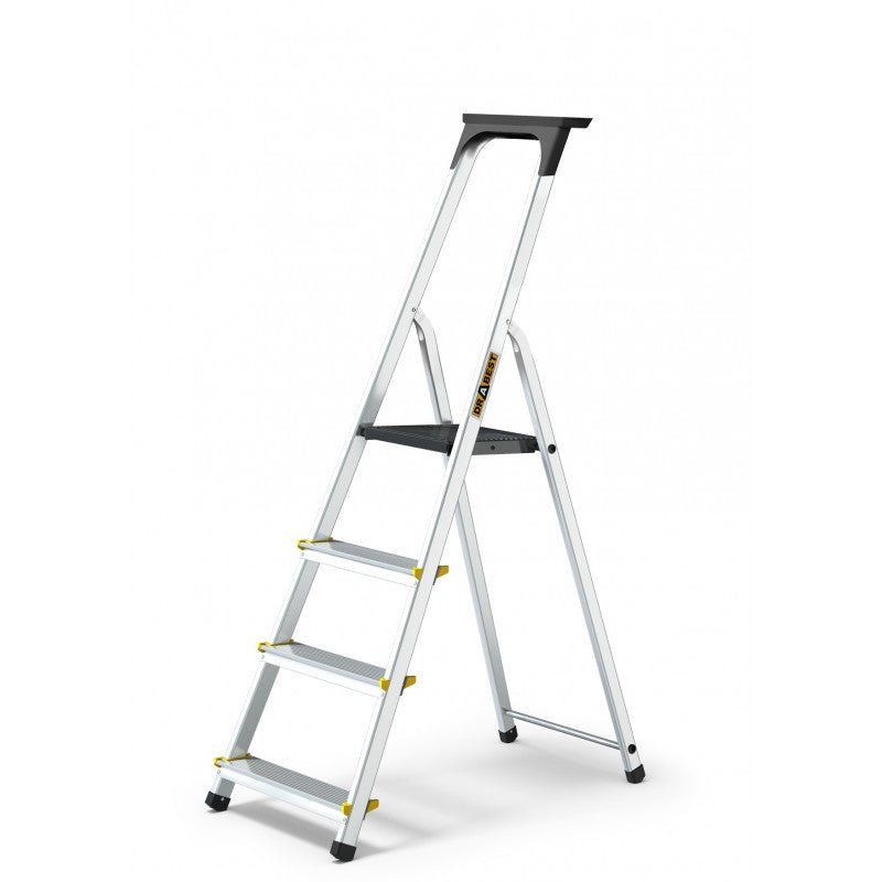 Drabest Aluminium Professional Ladder 150kg With Tool Shelf - Trusted Building Supplies
