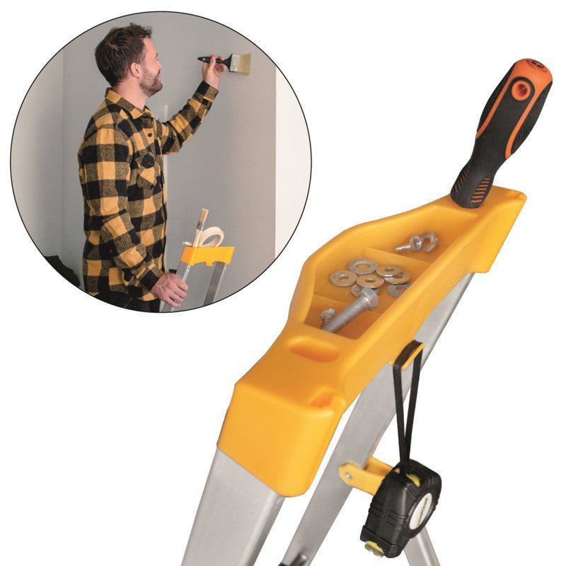 Drabest Aluminium Professional Ladder 150kg With Wide Steps - Trusted Building Supplies