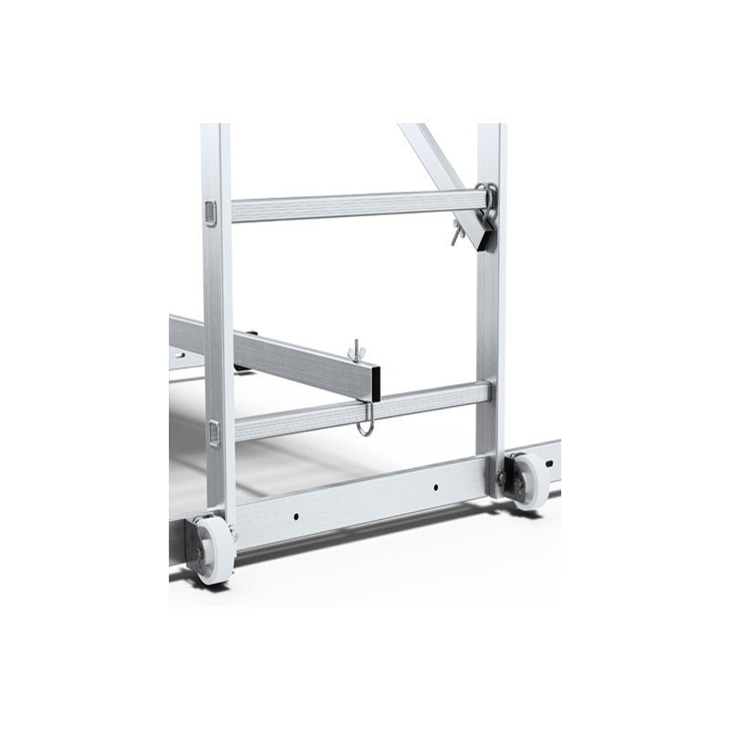 Drabest Hector Home Aluminium Rolling Scaffolding Ladder Platform - Trusted Building Supplies