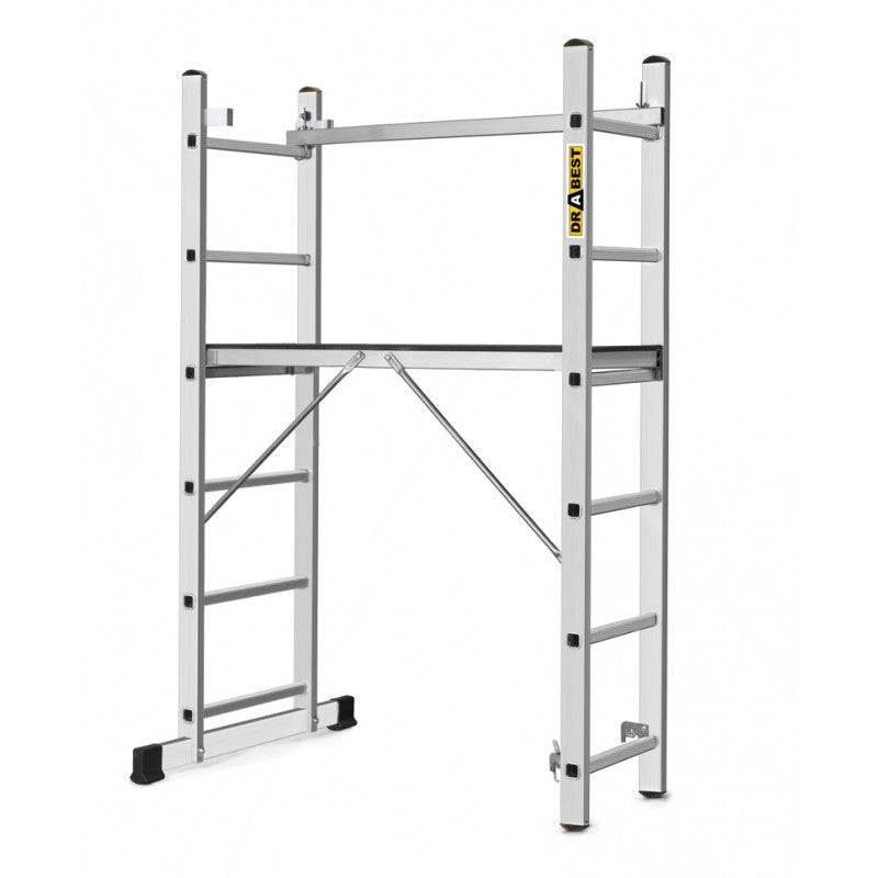 Drabest Home Aluminium Scaffolding Ladder Platform - 2 x 6 - Trusted Building Supplies