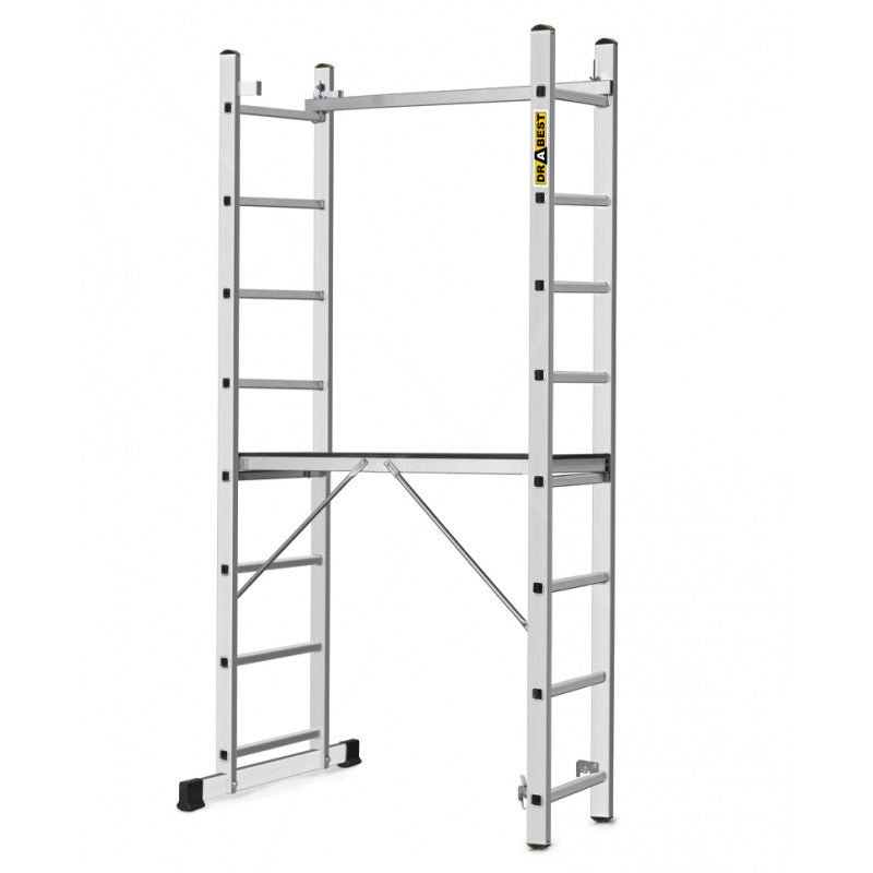 Drabest Home Aluminium Scaffolding Ladder Platform - 2 x 8 - Trusted Building Supplies