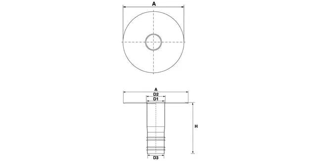 EPDM Roof Drain Outlet - Trusted Building Supplies