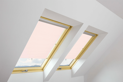 FAKRO ARS II Soft Pink Manual Roller Blind - Trusted Building Supplies