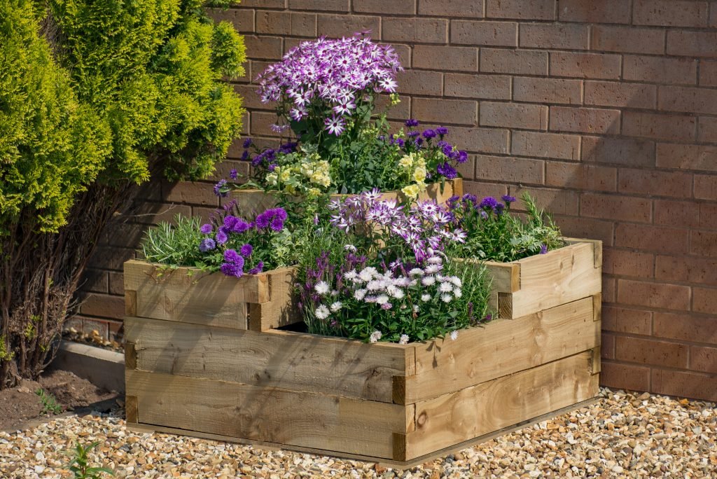 Forest Garden Caledonian Tiered Raised Bed - Trusted Building Supplies