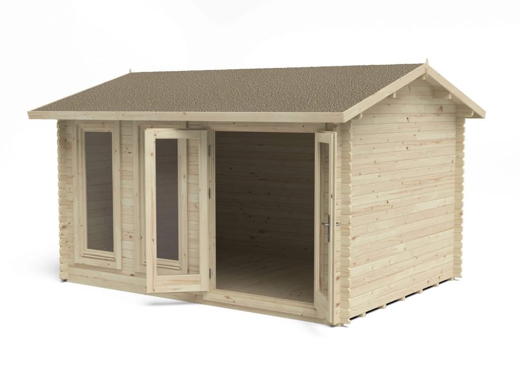 Forest Garden Chiltern Apex Roof Log Cabin - 4m x 3m - Trusted Building Supplies