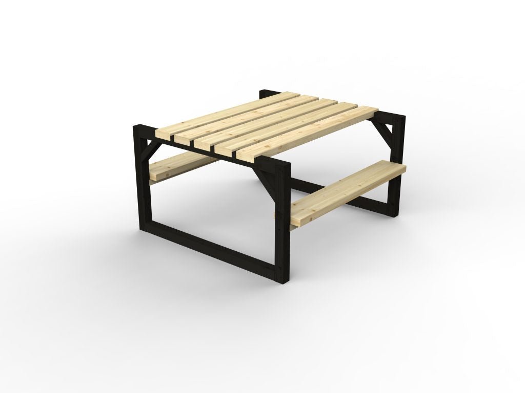 Forest Garden Colour Block Picnic Bench - Trusted Building Supplies