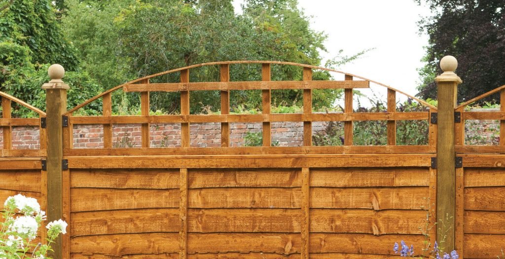 Forest Garden Convex Trellis Fence Topper - 1830mm x 460mm - Trusted Building Supplies