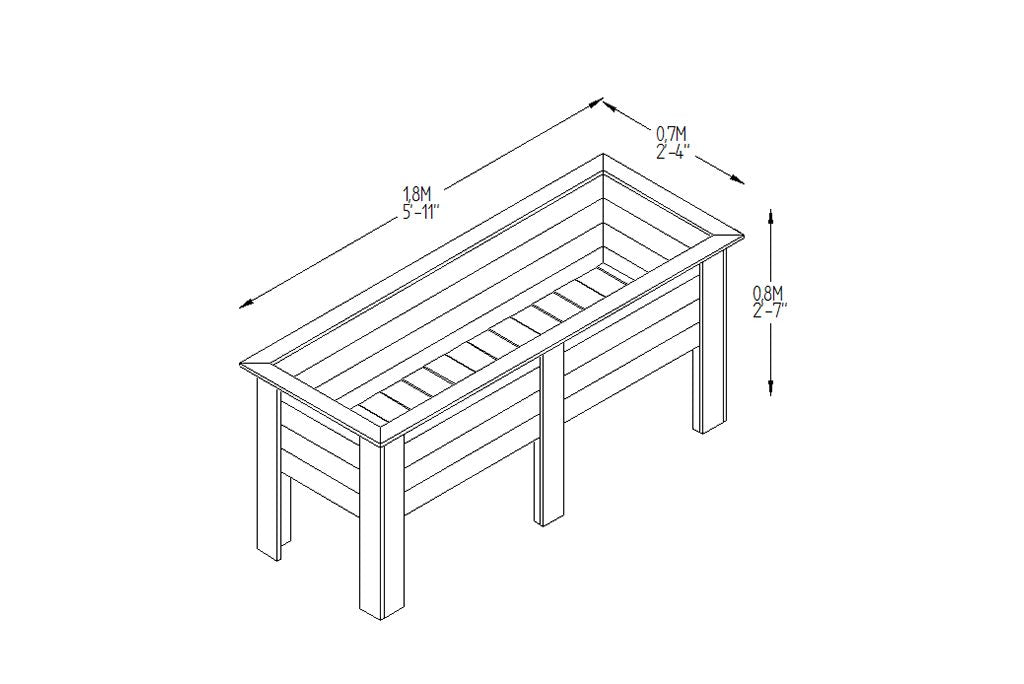 Forest Garden Deep Root Planter - Trusted Building Supplies
