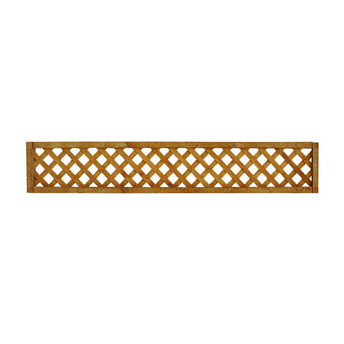Forest Garden Diamond Lattice Fence Topper - Trusted Building Supplies