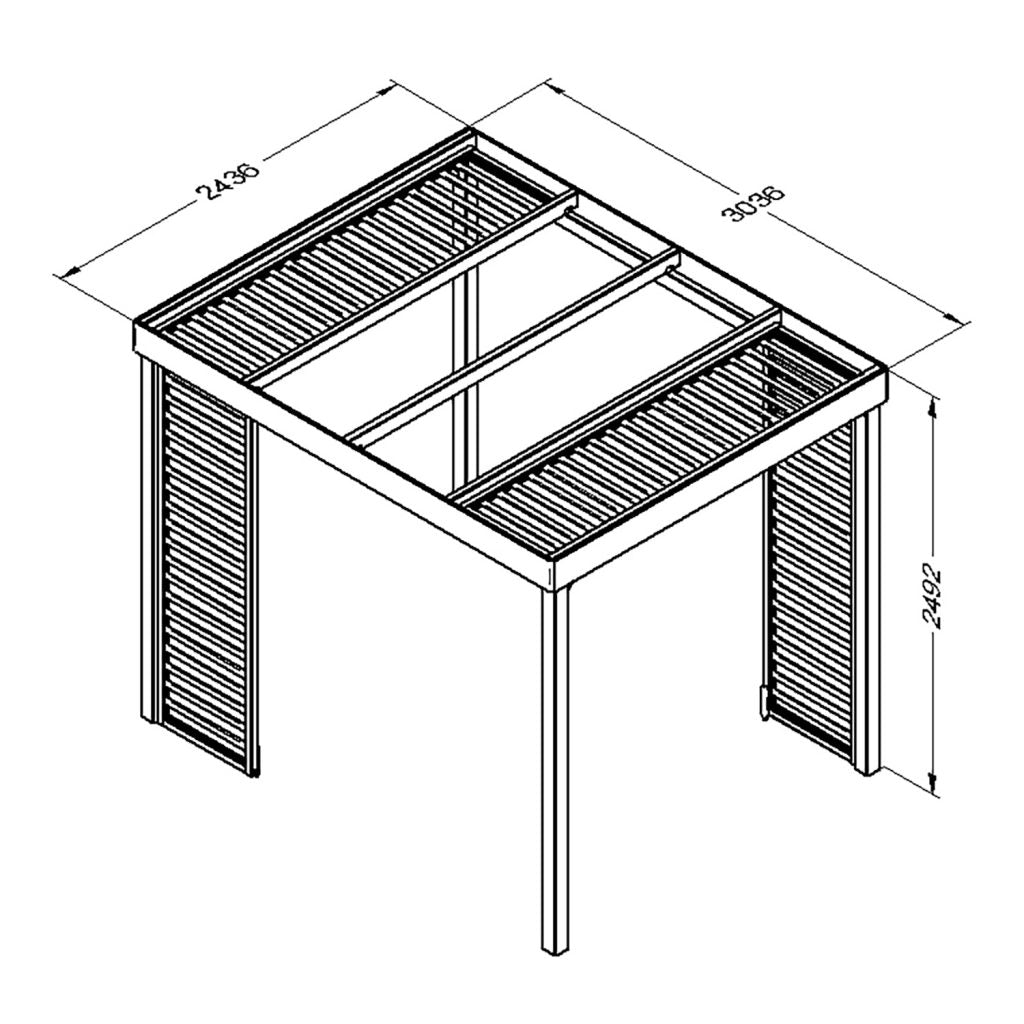 Forest Garden Dining Pergola - Trusted Building Supplies