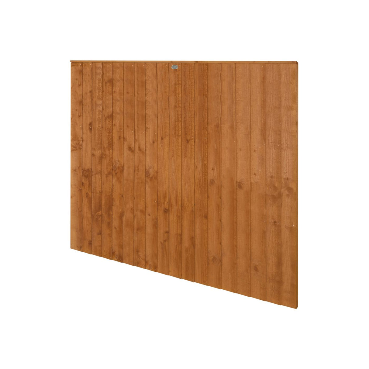 Forest Garden Golden Brown Dipped Treated Closeboard Fence Panel - Trusted Building Supplies