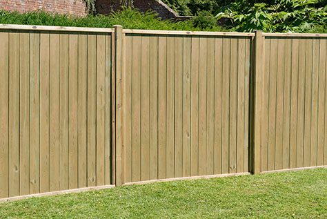 Forest Garden Green Pressure Treated Vertical T & G Fence Panel - 1.83m x 1.83m - Trusted Building Supplies