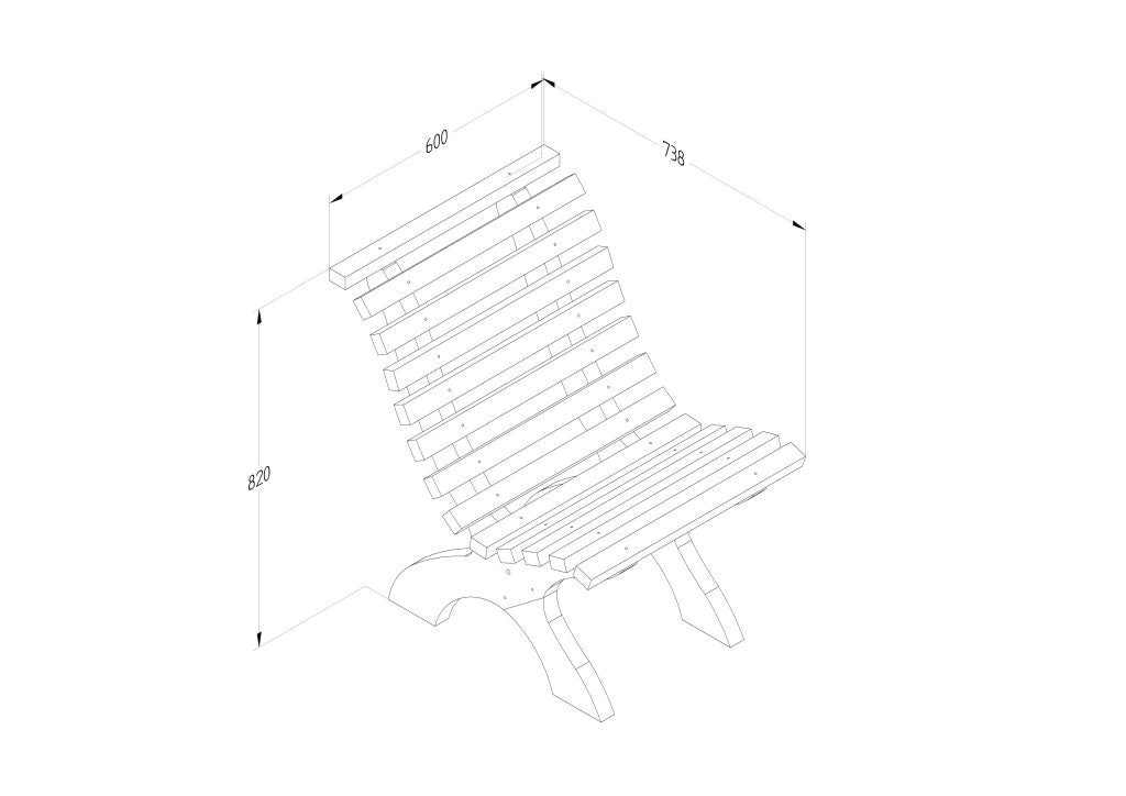Forest Garden Kuba Chair - Trusted Building Supplies