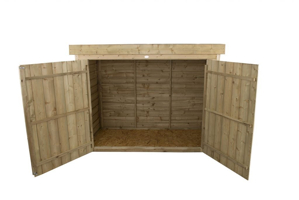 Forest Garden Large Pent Pressure Treated Outdoor Store - Trusted Building Supplies