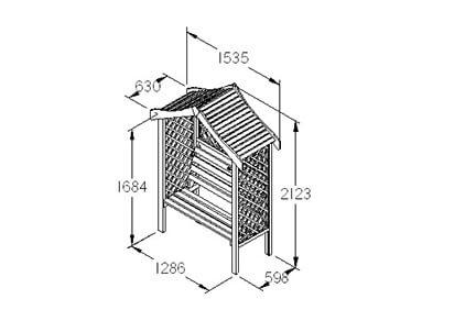Forest Garden Parisienne Arbour - Trusted Building Supplies