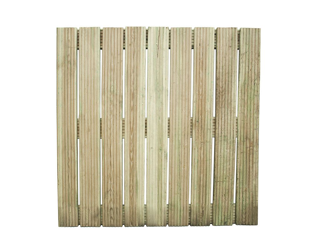 Forest Garden Patio Deck Tile - 900mm x 900mm - Pack of 4 - Trusted Building Supplies