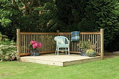 Forest Garden Patio Decking Kit - 2.4m x 2.4m - Trusted Building Supplies