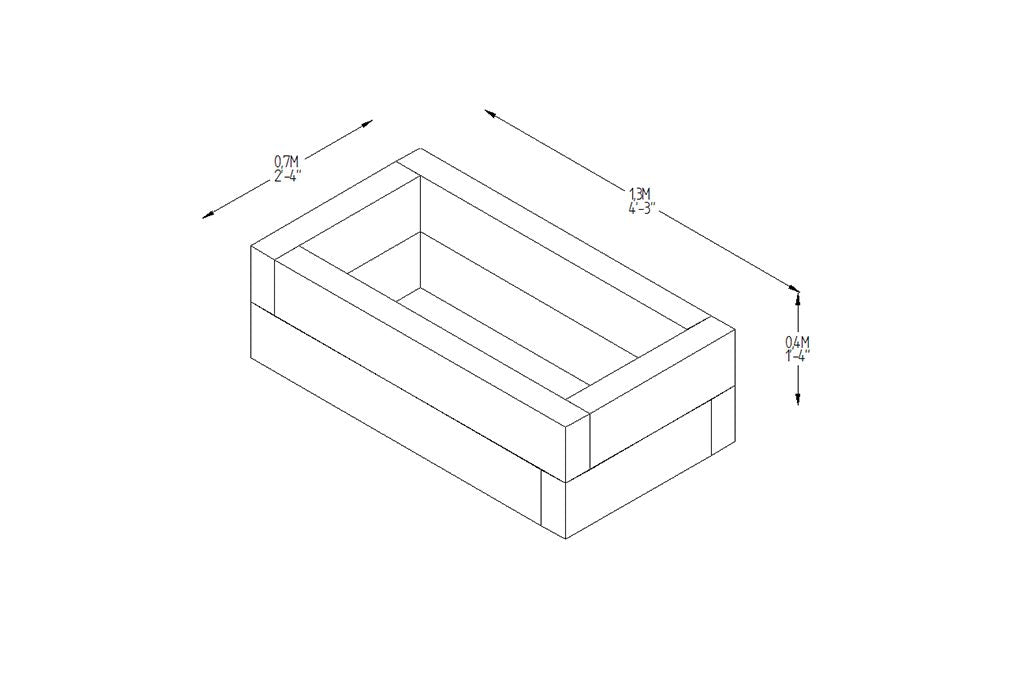 Forest Garden Sleeper Raised Bed - Trusted Building Supplies