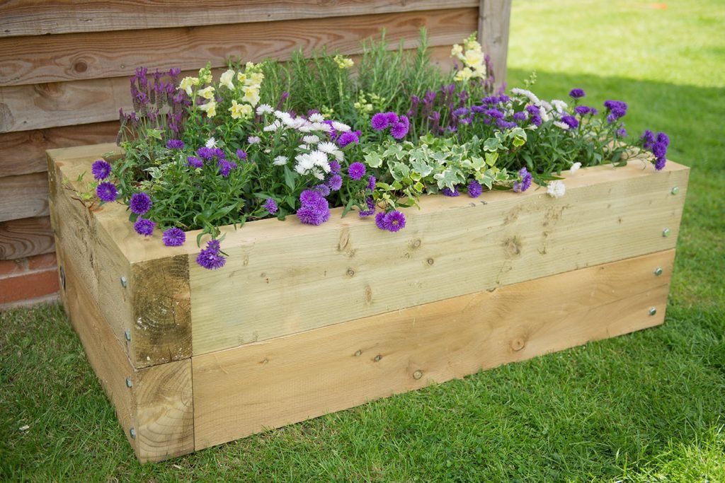 Forest Garden Sleeper Raised Bed - Trusted Building Supplies