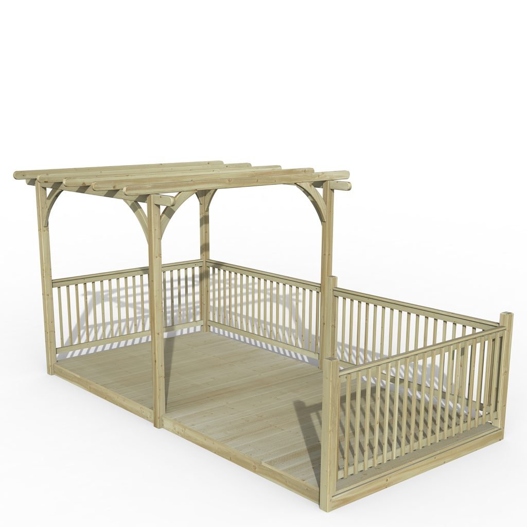 Forest Garden Ultima Pergola & Decking Kit - Trusted Building Supplies