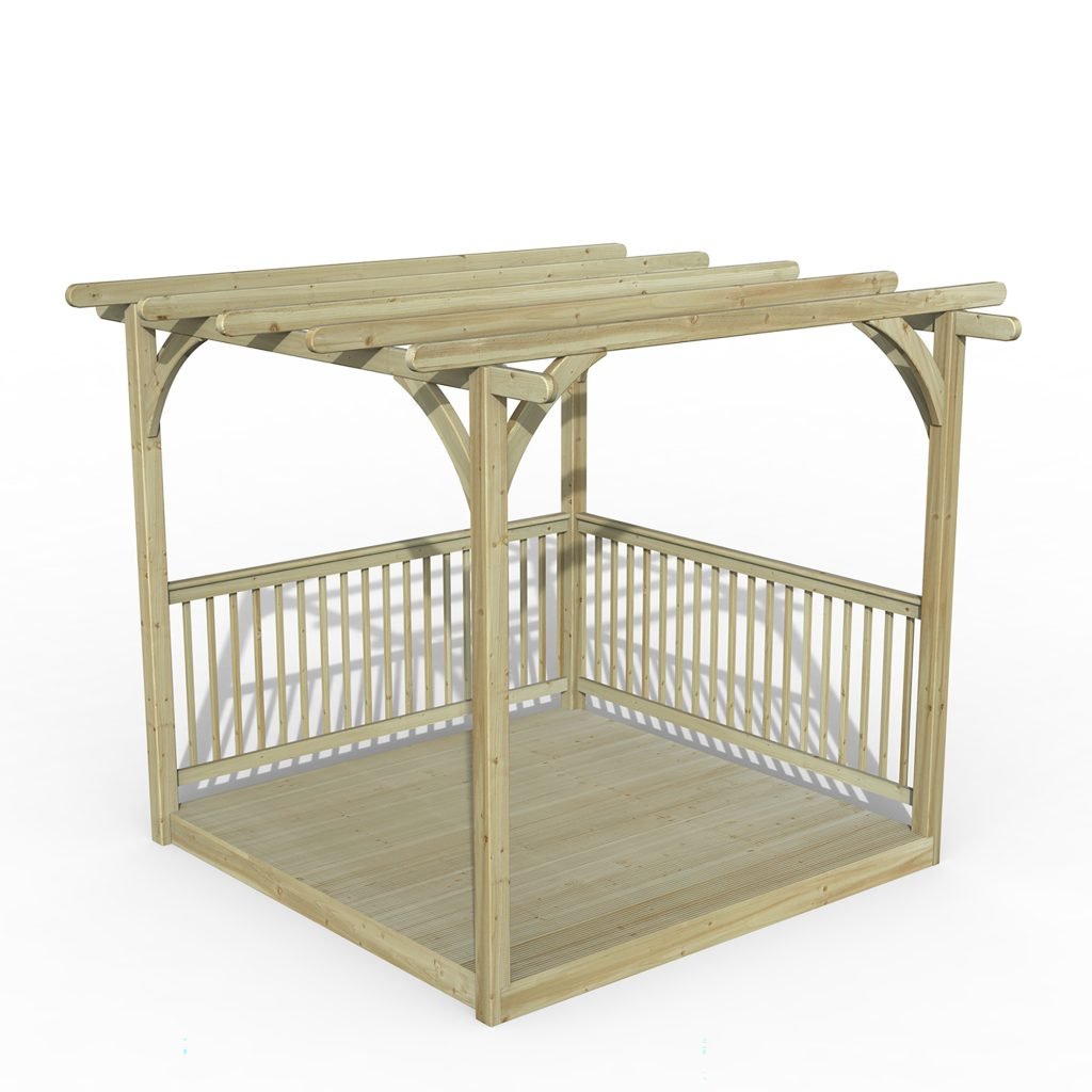 Forest Garden Ultima Pergola & Decking Kit - Trusted Building Supplies
