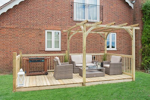 Forest Garden Ultima Pergola & Decking Kit - Trusted Building Supplies