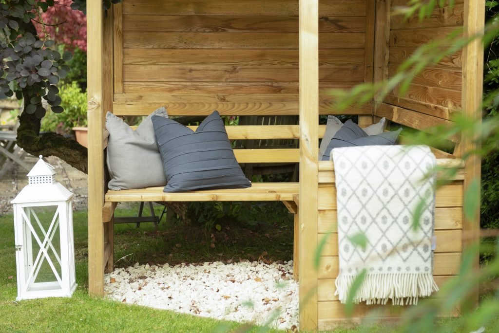 Forest Garden Venetian Corner Arbour - Trusted Building Supplies