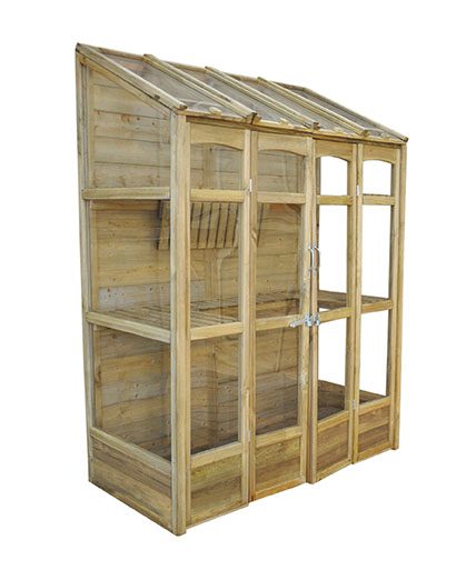 Forest Garden Victorian Tall Wall Greenhouse - Trusted Building Supplies