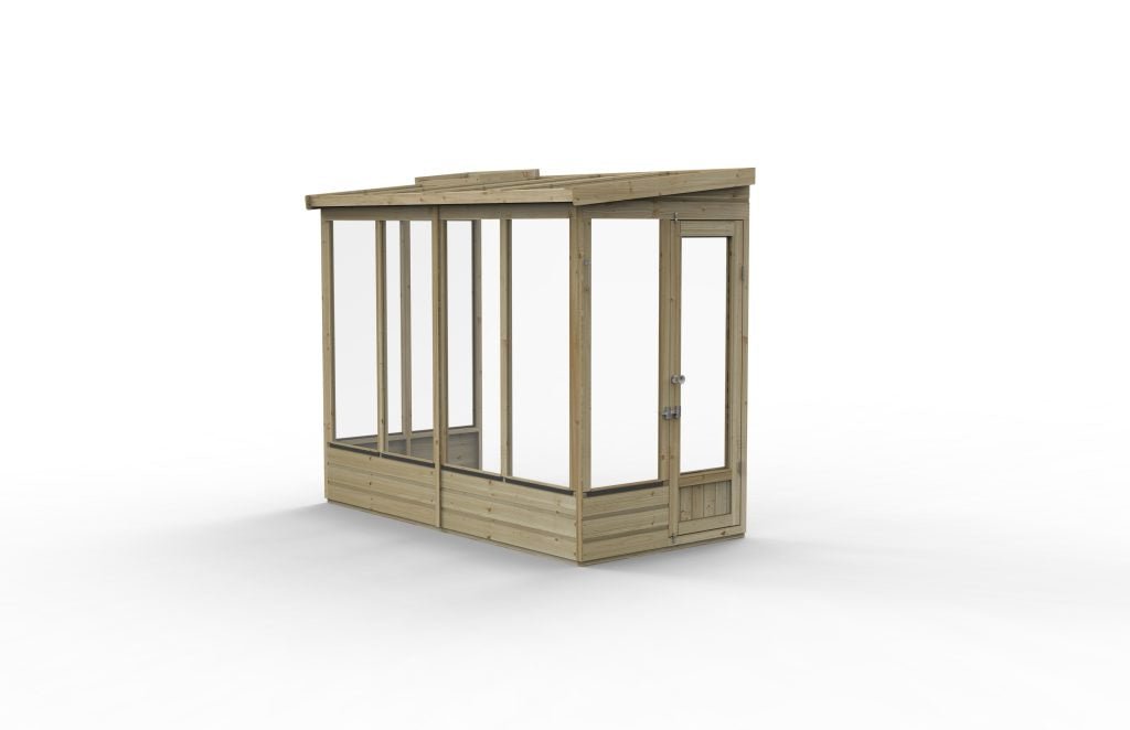 Forest Garden Wallscape Lean - to Greenhouse - Trusted Building Supplies