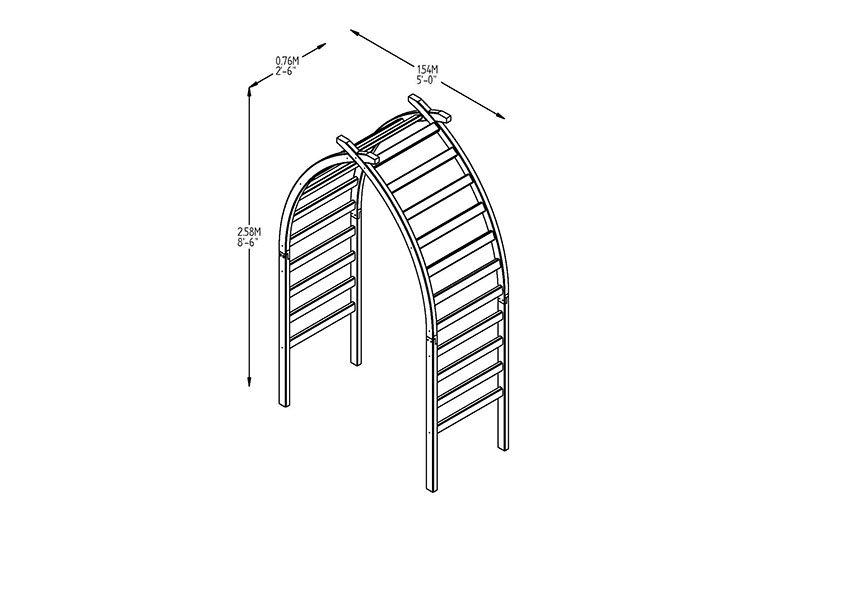 Forest Garden Whitby Arch - Trusted Building Supplies