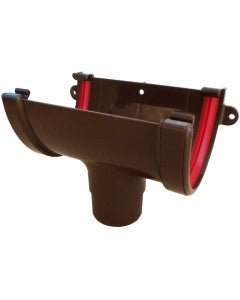 Freeflow 112mm Half Round Guttering Running Outlet - Trusted Building Supplies