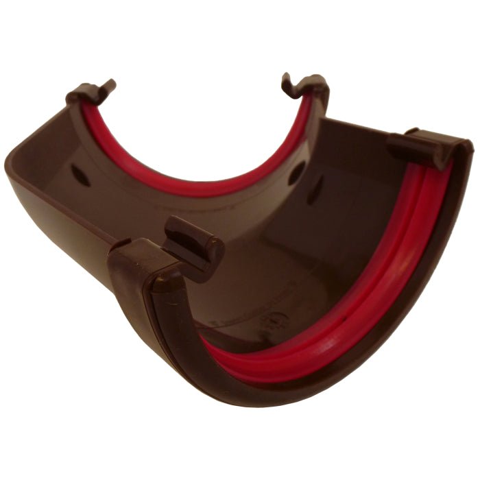 Freeflow 112mm Half Round Plastic Guttering Angle - Trusted Building Supplies