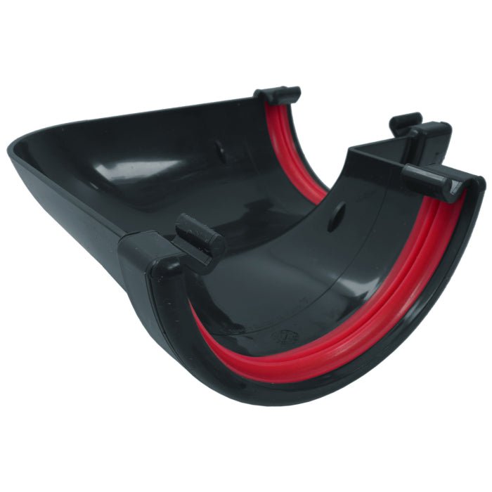 Freeflow 112mm Half Round Plastic Guttering Angle - Trusted Building Supplies