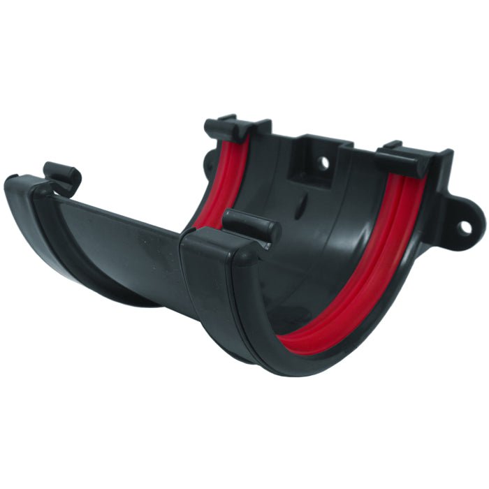 Freeflow 112mm Half Round Plastic Guttering Union Bracket - Trusted Building Supplies