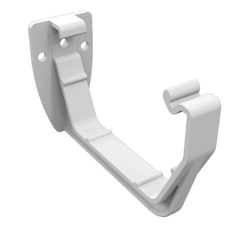 Freeflow 114mm Square Plastic Guttering Fascia Bracket - Trusted Building Supplies