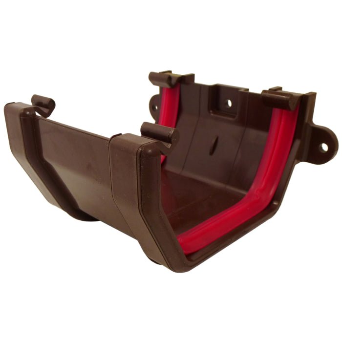 Freeflow 114mm Square Plastic Guttering Union Bracket - Trusted Building Supplies