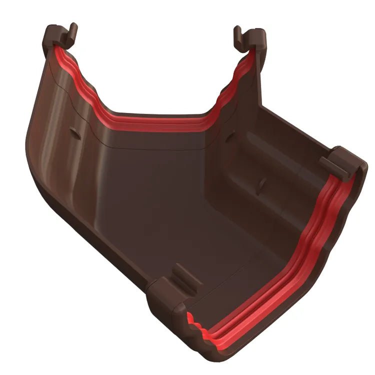 Freeflow 135mm Ogee Plastic Guttering Angle - Trusted Building Supplies