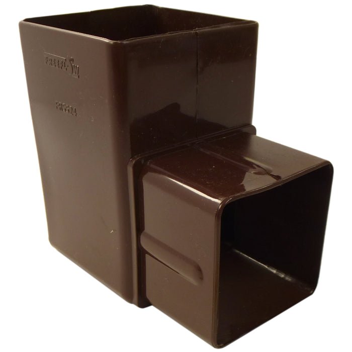 Freeflow 65mm Square Plastic Downpipe Offset Bend - Trusted Building Supplies