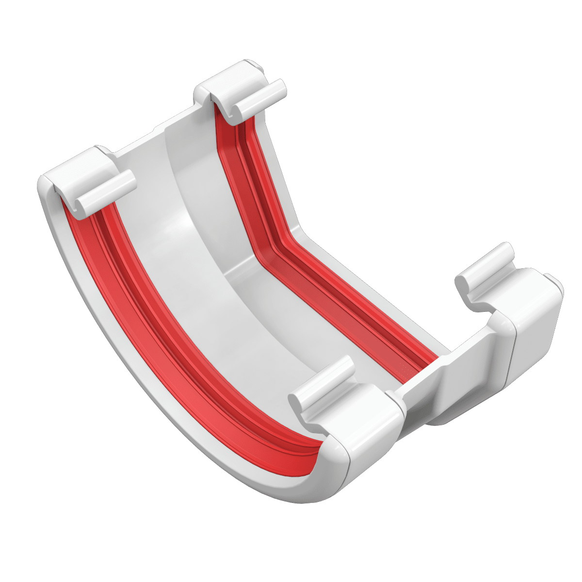 Freeflow Square To Round Plastic Guttering Adaptor - Trusted Building Supplies