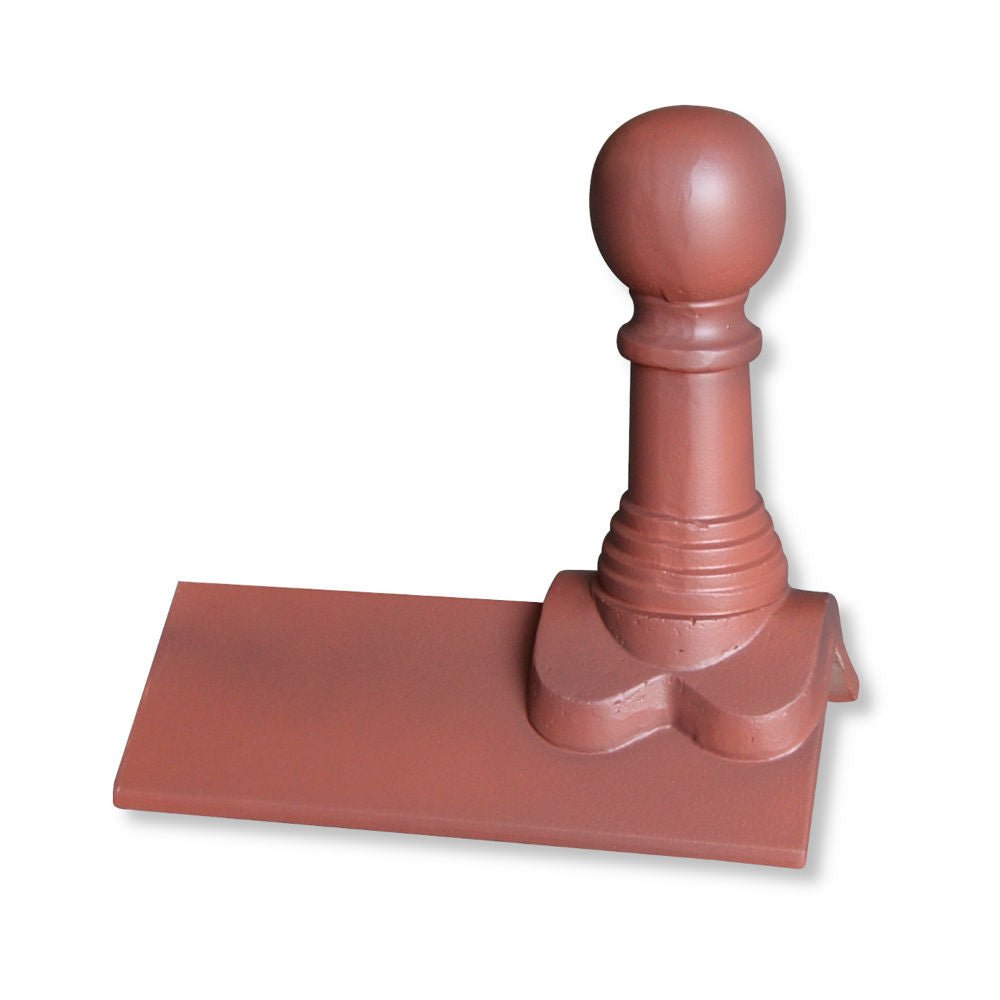 GRC 450mm Bishop Ball Plain Angle Ridge Finial - Trusted Building Supplies