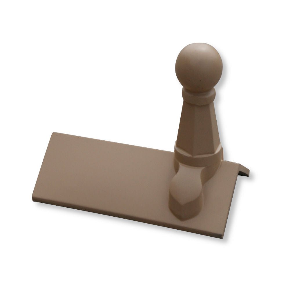 GRC 450mm Pawn Ball Plain Angle Ridge Finial - Trusted Building Supplies
