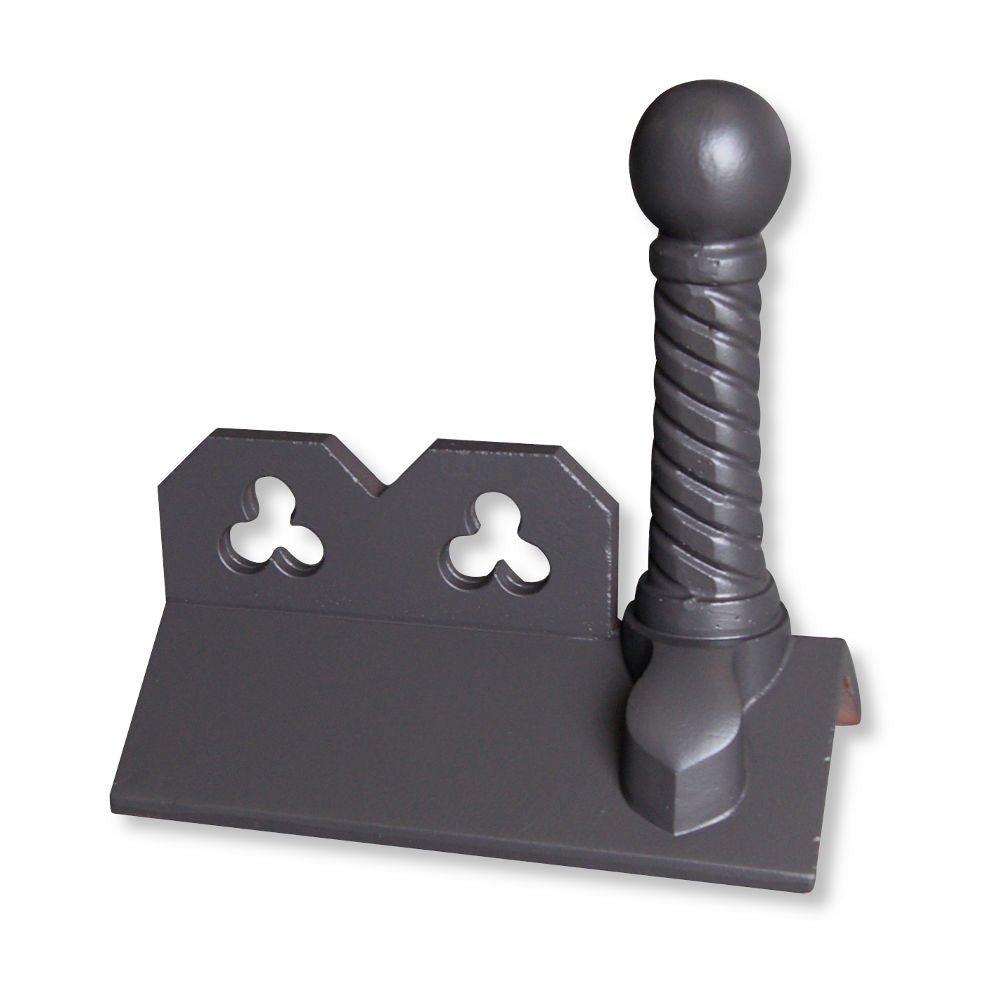 GRC 450mm Scroll Club Crested Angle Ridge Finial - Trusted Building Supplies