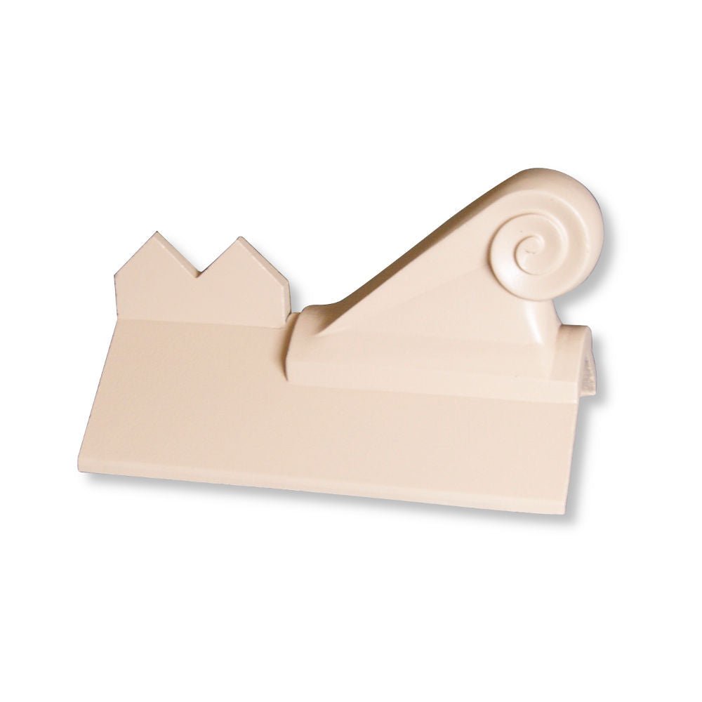 GRC 450mm Scroll Cocks Comb Angle Ridge Finial - Trusted Building Supplies